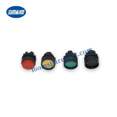 De knoop van de gammaschakelaar (rood, geel, groen en zwart) N1015211 N1015213 N1015214 N1015212