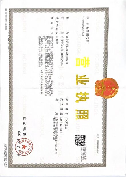 China SHANGHAI YIHEHUA IMPORT AND EXPORT CO,. LTD certificaten